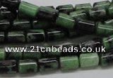 CRZ07 15.5 inches 6*8mm column ruby zoisite gemstone beads Wholesale