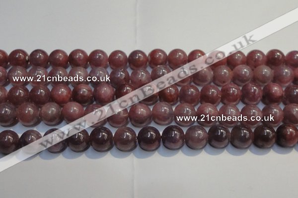 CRZ1003 15.5 inches 7mm - 7.5mm round A grade natural ruby beads