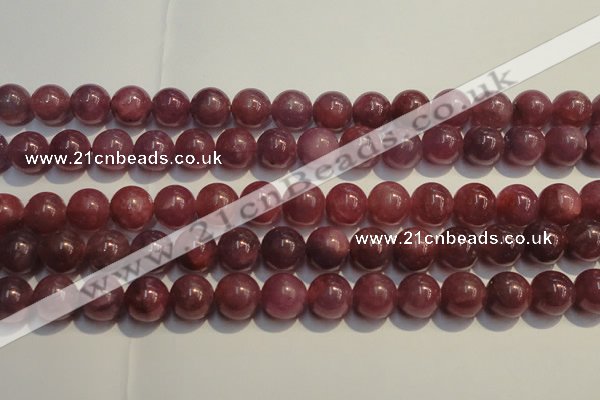 CRZ1009 15.5 inches 7mm - 7.5mm round AA grade natural ruby beads