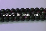 CRZ1113 15.5 inches 10mm round imitation ruby zoisite beads wholesale