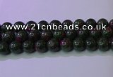 CRZ1114 15.5 inches 12mm round imitation ruby zoisite beads wholesale