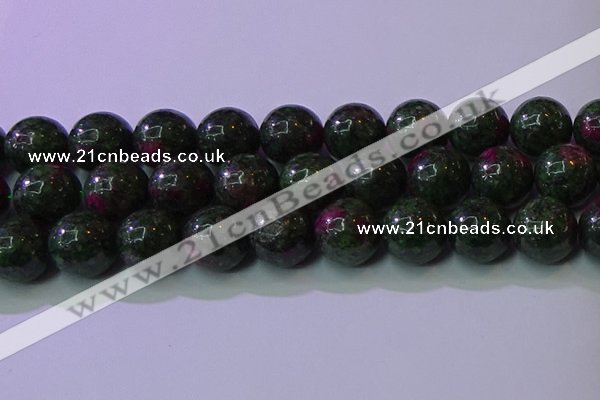 CRZ1114 15.5 inches 12mm round imitation ruby zoisite beads wholesale