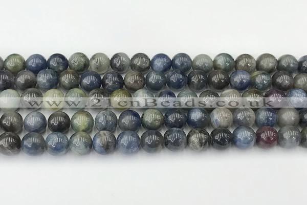 CRZ1165 15.5 inches 10mm round ruby sapphire gemstone beads