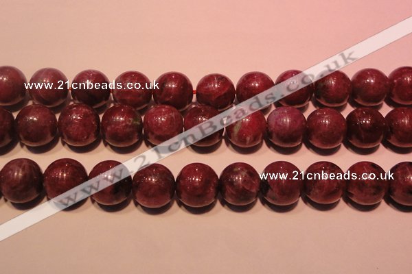 CRZ403 15.5 inches 10mm round natural ruby gemstone beads