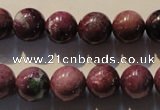 CRZ404 15.5 inches 12mm round natural ruby gemstone beads