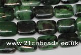 CRZ51 15.5 inches 10*14mm rectangle ruby zoisite gemstone beads