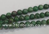 CRZ601 15.5 inches 6mm round New ruby zoisite gemstone beads