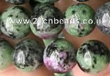 CRZ773 15.5 inches 10mm round ruby zoisite beads wholesale