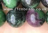 CRZ775 15.5 inches 14mm round ruby zoisite beads wholesale