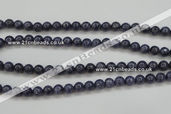 CRZ823 15.5 inches 8mm round natural sapphire gemstone beads