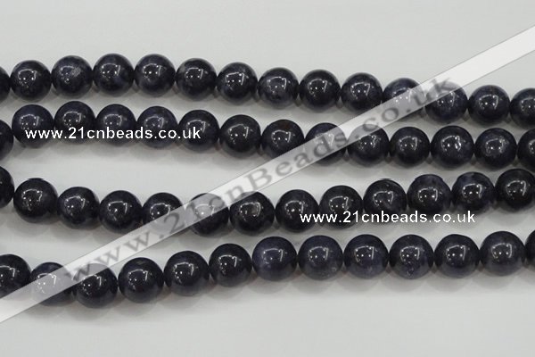 CRZ825 15.5 inches 12mm round natural sapphire gemstone beads