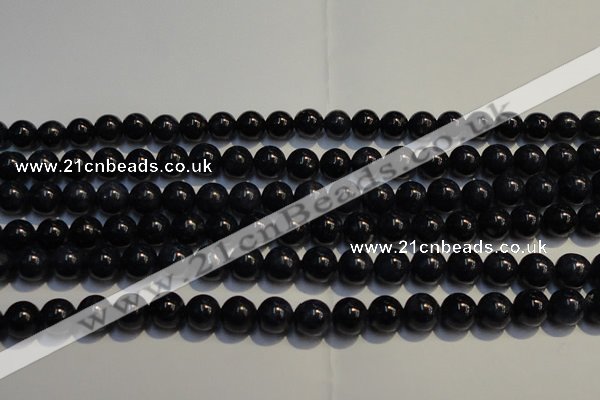 CRZ957 15.5 inches 6mm - 6.5mm round A+ grade natural sapphire beads