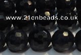 CRZ967 15.5 inches 7mm – 7.8mm faceted round AA grade sapphire beads