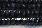 CRZ972 15.5 inches 4*6mm faceted rondelle A- grade sapphire beads