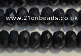 CRZ977 15.5 inches 5*7mm faceted rondelle A grade sapphire beads