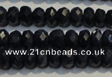 CRZ980 15.5 inches 4*6mm faceted rondelle A+ grade sapphire beads