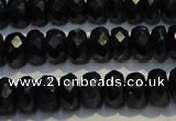 CRZ984 15.5 inches 4*6mm faceted rondelle AA grade sapphire beads