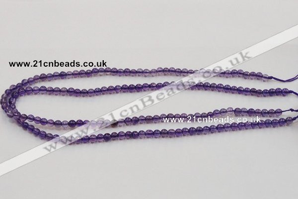 CSA02 15.5 inches 5mm round synthetic amethyst beads wholesale