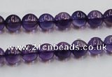 CSA04 15.5 inches 8mm round synthetic amethyst beads wholesale