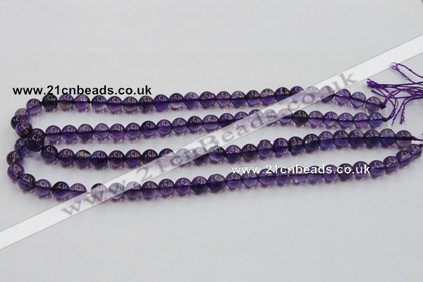 CSA04 15.5 inches 8mm round synthetic amethyst beads wholesale