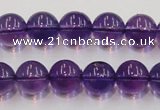 CSA06 15.5 inches 12mm round synthetic amethyst beads wholesale