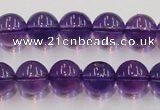 CSA06 15.5 inches 12mm round synthetic amethyst beads wholesale