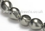 CSB02 16 inches 12*16mm nugget shell pearl beads Wholesale