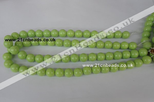 CSB101 15.5 inches 12mm round shell pearl beads wholesale