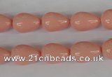 CSB106 15.5 inches 10*14mm teardrop shell pearl beads wholesale