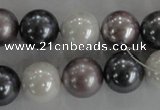 CSB1082 15.5 inches 12mm round mixed color shell pearl beads