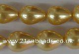 CSB113 15.5 inches 15*19mm teardrop shell pearl beads wholesale