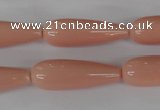 CSB118 15.5 inches 10*30mm teardrop shell pearl beads wholesale
