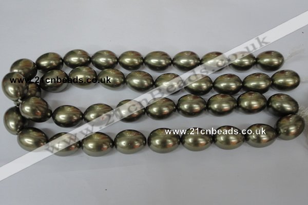 CSB128 15.5 inches 14*18mm – 15*20mm rice shell pearl beads