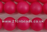 CSB1303 15.5 inches 10mm matte round shell pearl beads wholesale