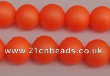 CSB1311 15.5 inches 6mm matte round shell pearl beads wholesale