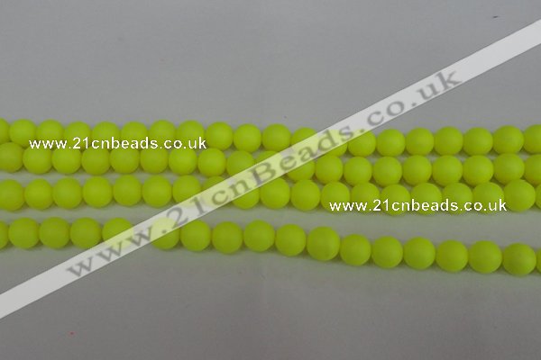 CSB1315 15.5 inches 4mm matte round shell pearl beads wholesale