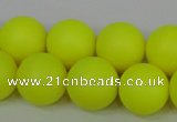 CSB1317 15.5 inches 8mm matte round shell pearl beads wholesale