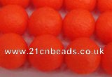 CSB1341 15.5 inches 6mm matte round shell pearl beads wholesale