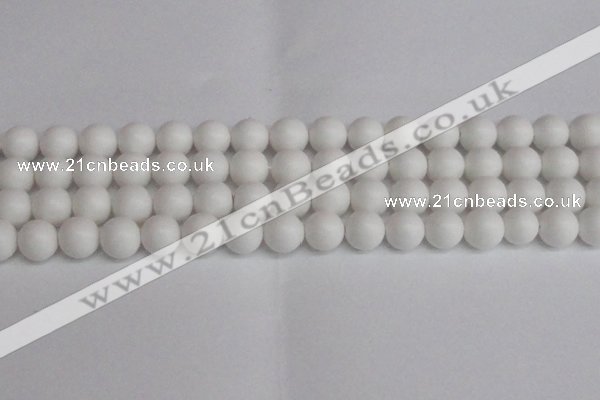 CSB1354 15.5 inches 12mm matte round shell pearl beads wholesale