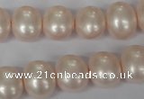 CSB137 15.5 inches 12*15mm – 13*16mm oval shell pearl beads