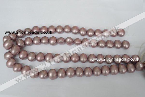 CSB138 15.5 inches 12*15mm – 13*16mm oval shell pearl beads