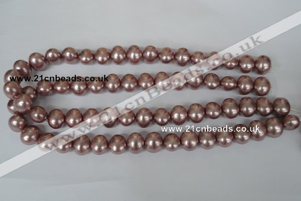 CSB139 15.5 inches 12*15mm – 13*16mm oval shell pearl beads