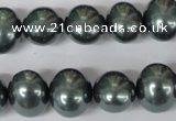 CSB148 15.5 inches 12*15mm – 13*16mm oval shell pearl beads