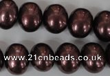 CSB149 15.5 inches 12*15mm – 13*16mm oval shell pearl beads