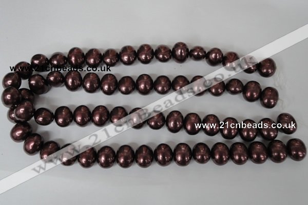 CSB149 15.5 inches 12*15mm – 13*16mm oval shell pearl beads