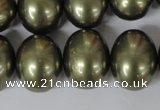 CSB167 15.5 inches 15*18mm – 16*19mm oval shell pearl beads