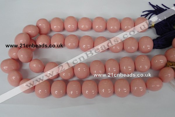 CSB168 15.5 inches 17*19mm – 18*20mm oval shell pearl beads