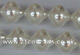 CSB175 15.5 inches 16*17mm lantern shape shell pearl beads