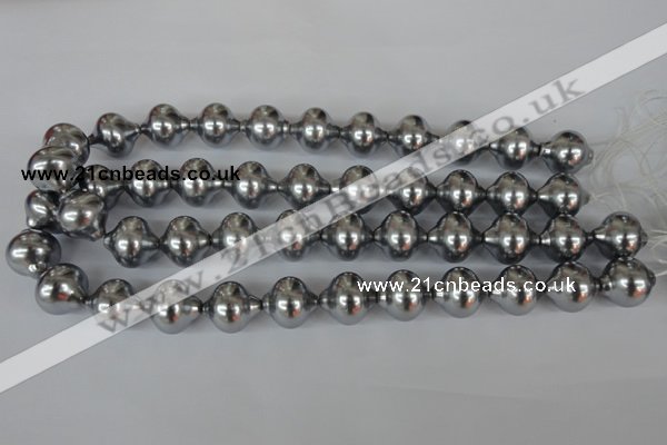 CSB176 15.5 inches 16*17mm lantern shape shell pearl beads