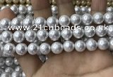 CSB2111 15.5 inches 10mm ball shell pearl beads wholesale